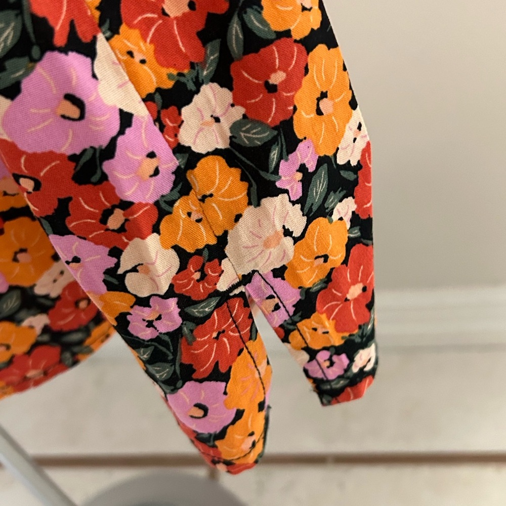 Loft Sz L Floral Women's Top - Multicolor - Picture 5 of 6
